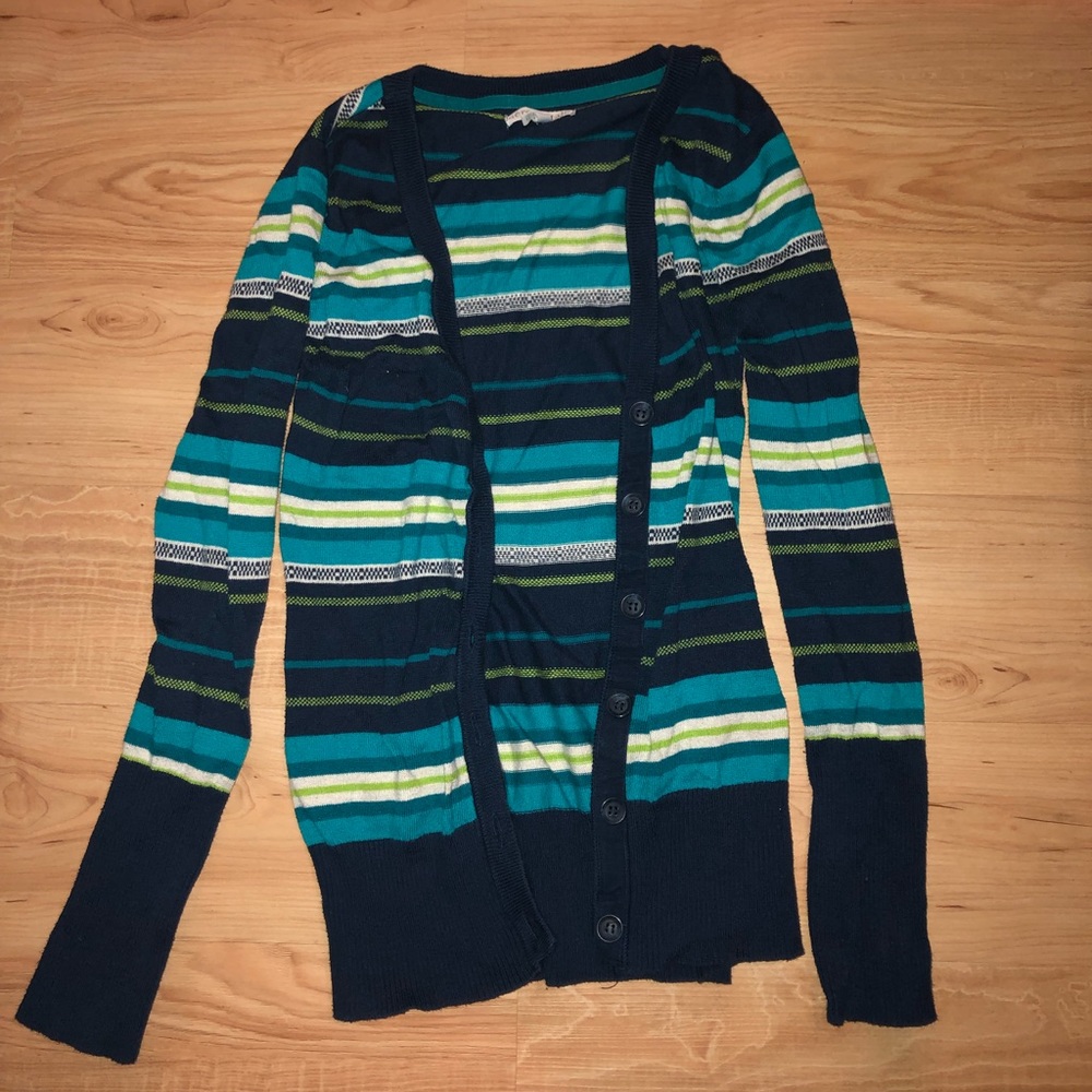 Aeropostale striped cardigan